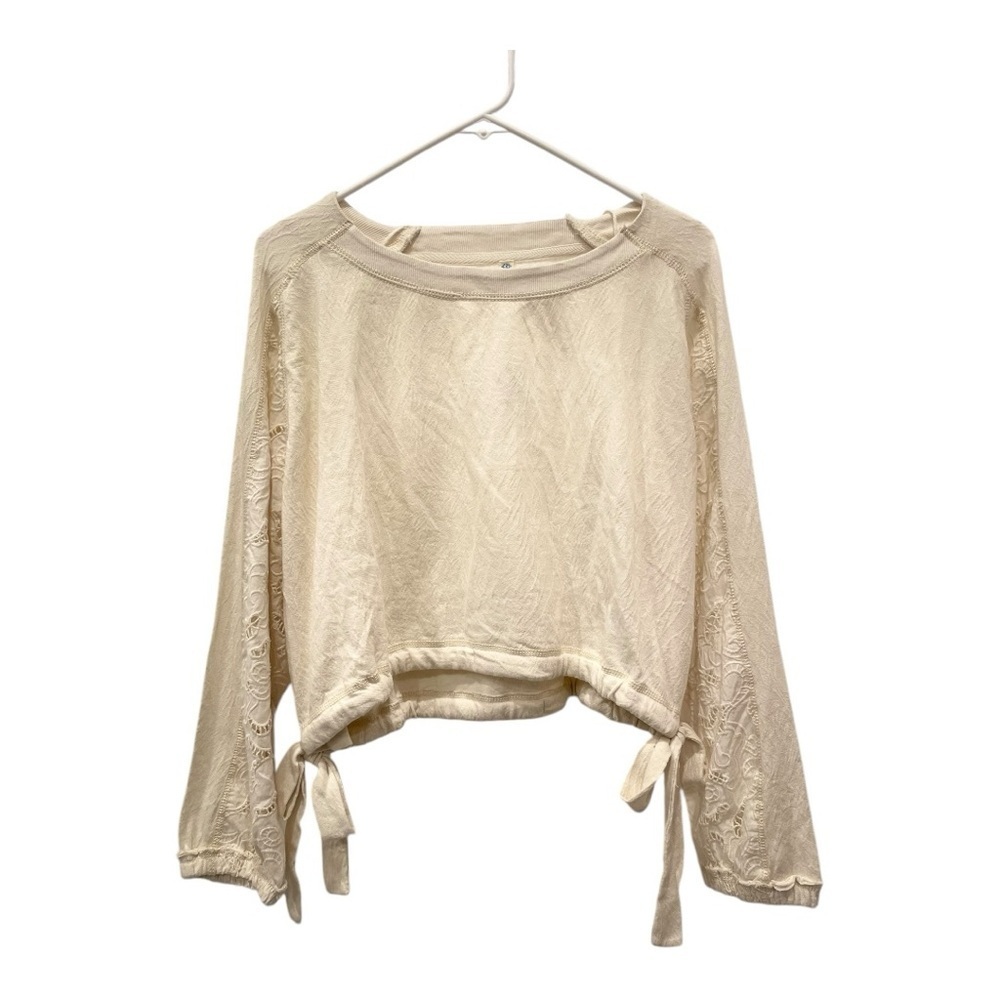 Free People Movement Field Of Dreams Pullover cropped .Size M - Picture 3 of 12